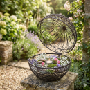 Bezaubernde Gartenkugel zum Befüllen - Durchmesser ca. 34 cm